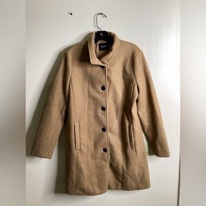 fashion collection women's winter trench coat tan